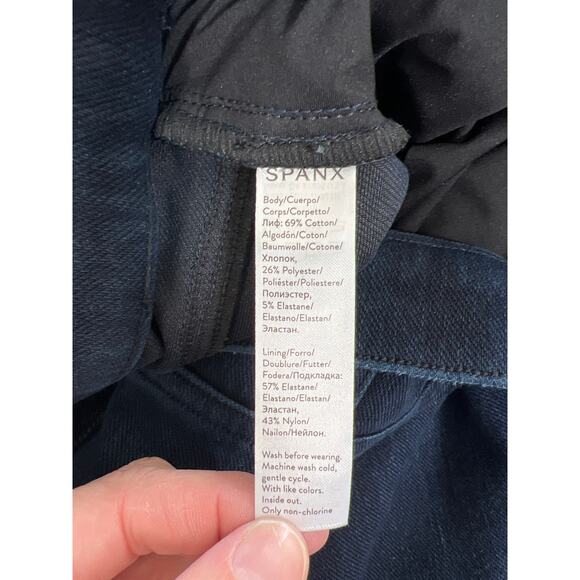 Spanx Jeanish Denim Jean Leggings in Twilight Rinse Medium 8-10 - Picture 6 of 10